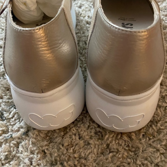 wonders a-2634 - natural color platform leather loafer- size 39 (8.5-9) - Picture 6 of 7